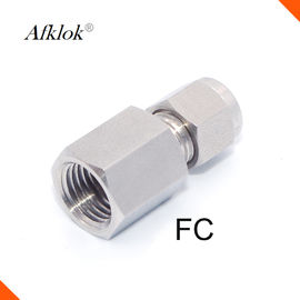 Stainless Steel 316 Forged Pipe Fitting Perempuan NPT Compression Tube fitting