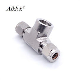AFK-1/4 &quot;3/8&quot; 1/2 &quot;3/4&quot; Stainless Steel Tube Fitting Union Tee Dengan Persetujuan CE