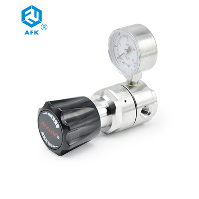 CE Adjustable Pressure Reducing Valve Regulator Tekanan Udara Nitrogen Dengan Gauge