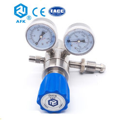 regulator tekanan gas oksigen dua tahap dengan gauge