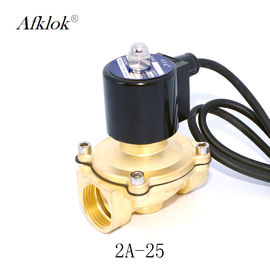 2A-25 Bawah air solenoid valve 220v 1 inci Air kuningan Solenoid Valve