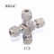 8mm 10mm 12mm Union Tee Stainless Steel Lintas Pipa Fitting