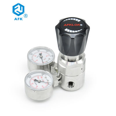 quality Pengukur Pengukur Vakum Regulator Silinder Gas 6000psi Stainless Steel 316 factory