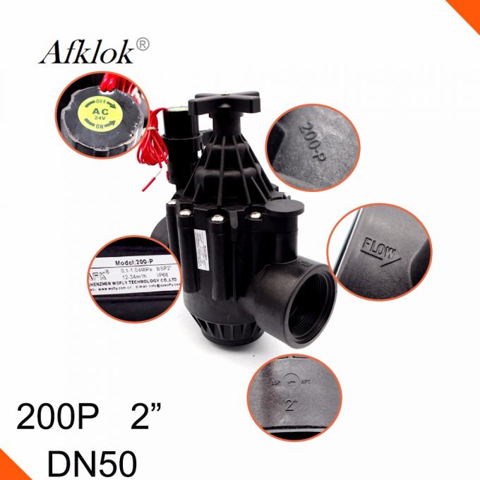 Katup Solenoid Irigasi Magnetik Diafragma AC24V Untuk Air 4