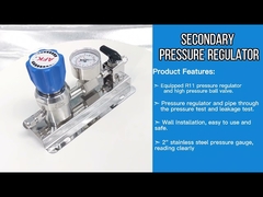 2200psi AFK SS316L High Pressure Gas Regulator FCTFE Valve