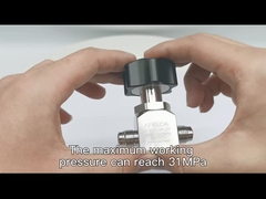 Katup Diafragma Manual EP 316 Katup Diafragma Stainless Steel VCR Katup Kemurnian Ultratinggi