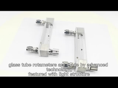 Akurat Air Oxygen Nitrogen Flowmeter Rotameter Layar LCD Rotamter 30-300 LPM