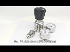 Regulator Gas Co2 Konektor Gas Tekanan Tinggi Outlet Regulator Co2 Regulator Tekanan Nitrogen