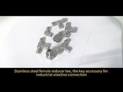 Fittings tabung stainless steel dengan sertifikasi ISO9001 CE